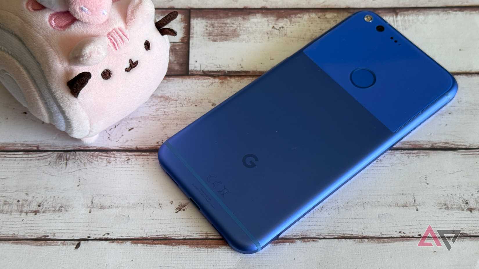 Pixel 9 Pro laying flat on a sofa