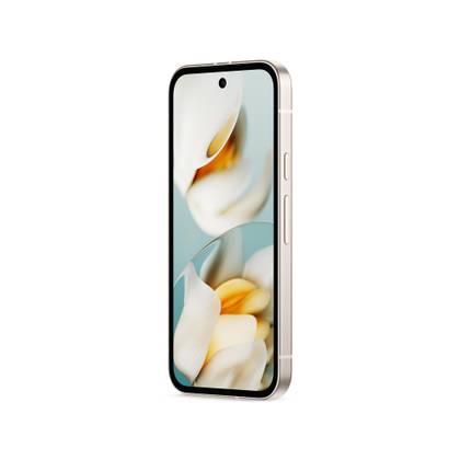 Motorola Razr 2025 in Spring Bud standing