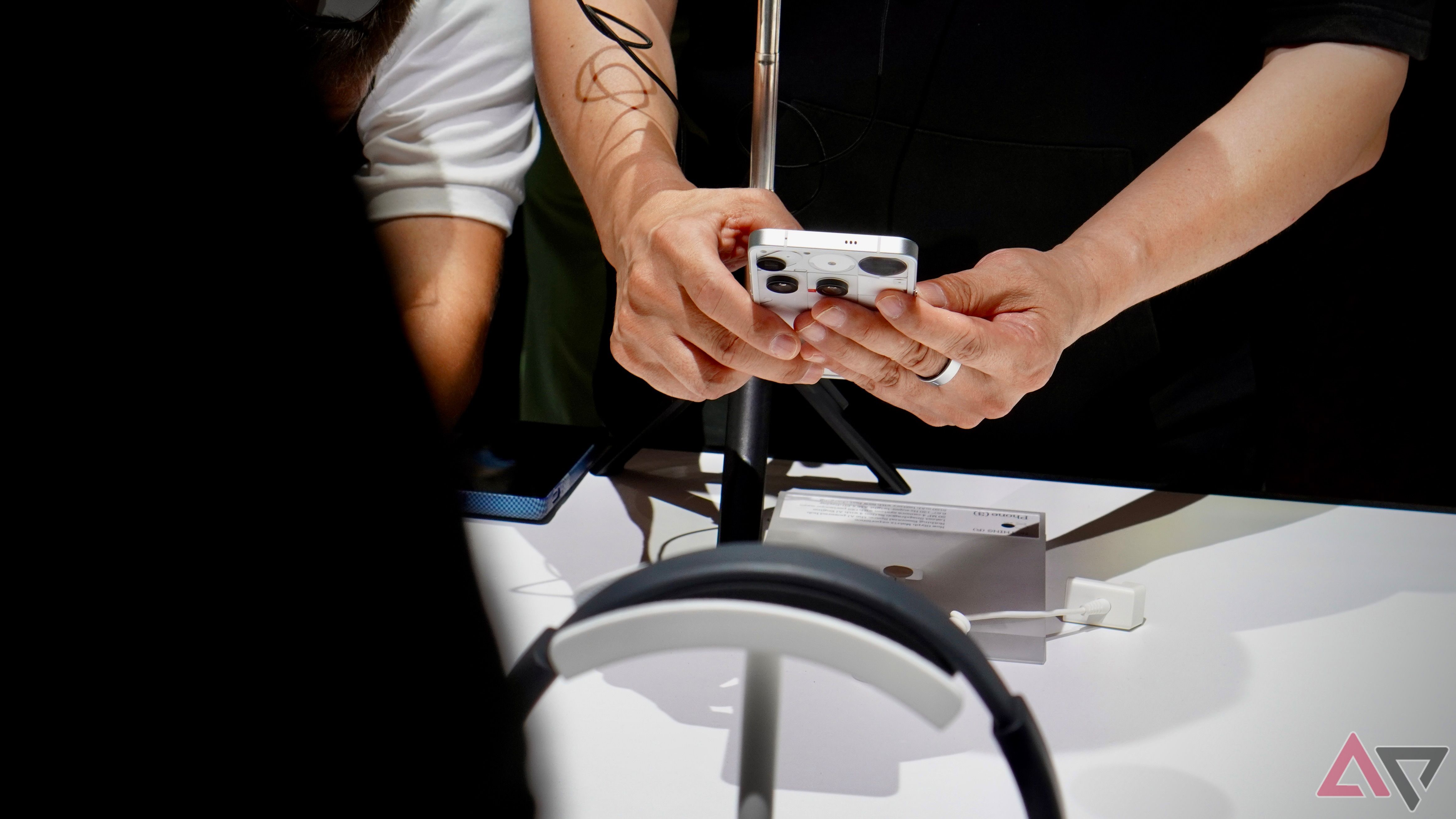 A person holding the Nothing Phone 3