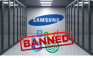 Samsung has banned its employees from using generative AI tools like ChatGPT, Google Bard, and Bing due to data privacy and security concerns.