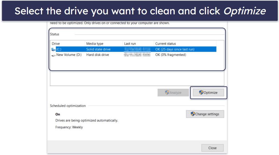 17. Defragment Your Hard Drive (HDD only)