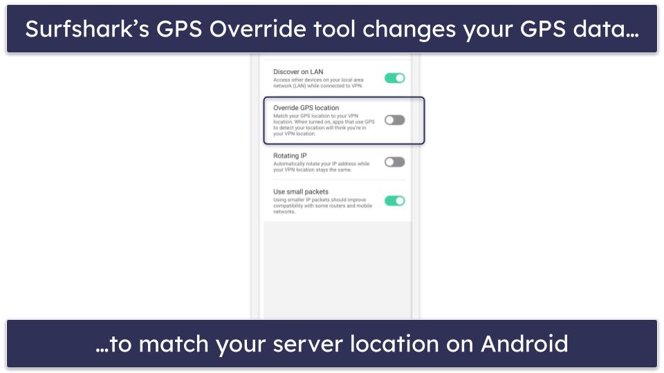 🥉3. Surfshark — Great VPN With Location Spoofing for Easy Access to Google Play Japan
