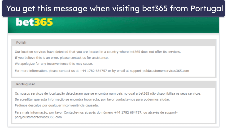 Why You Need a VPN to Access bet365 From Portugal