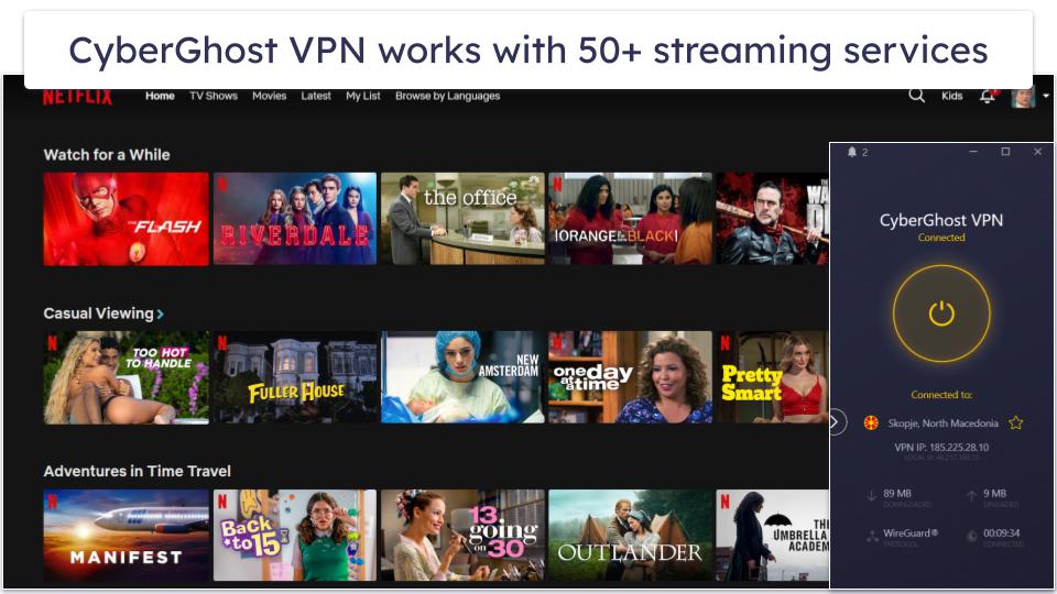 🥉3. CyberGhost VPN — Beginner-Friendly VPN for Qatar