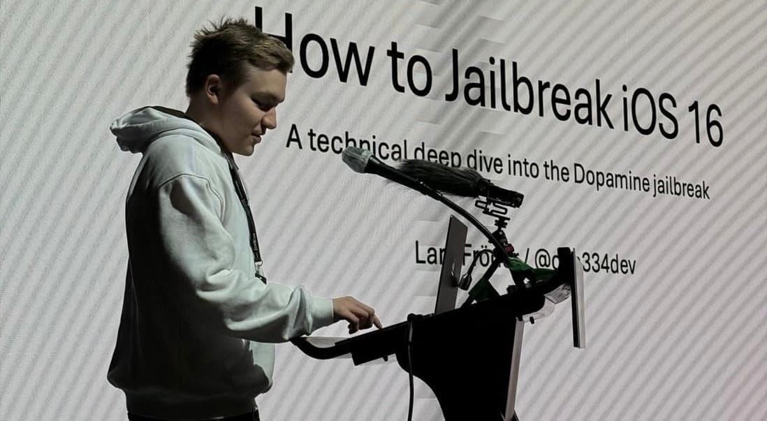 Lars Fröder at Zer0con 2024.