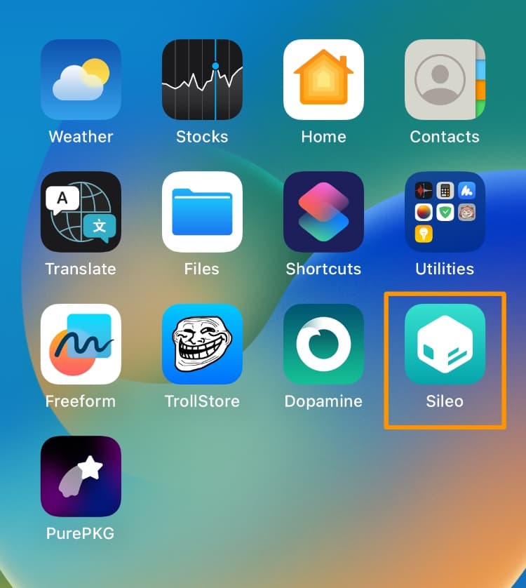 Launch Sileo from Home Screen.