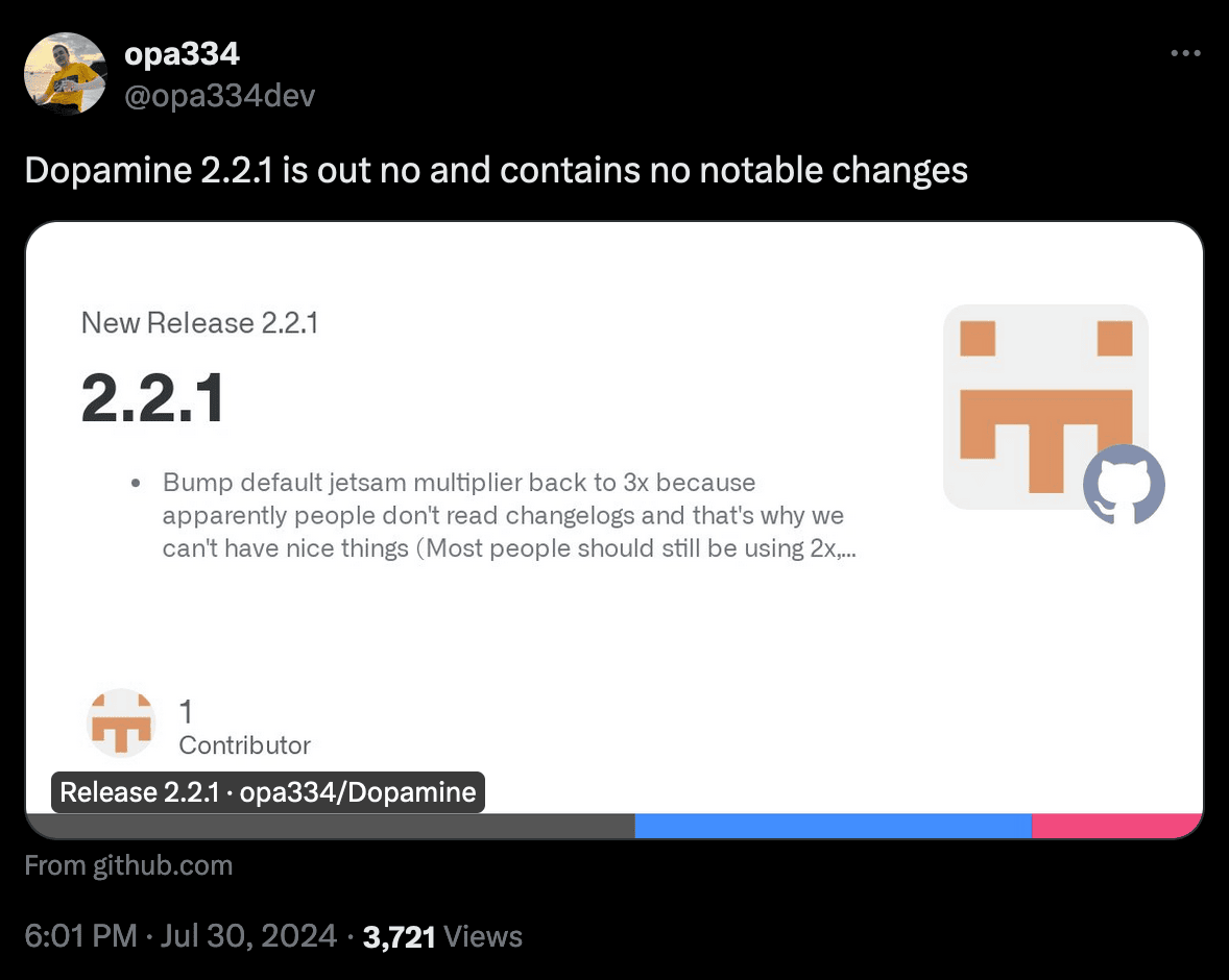 Dopamine v2.2.1 released.
