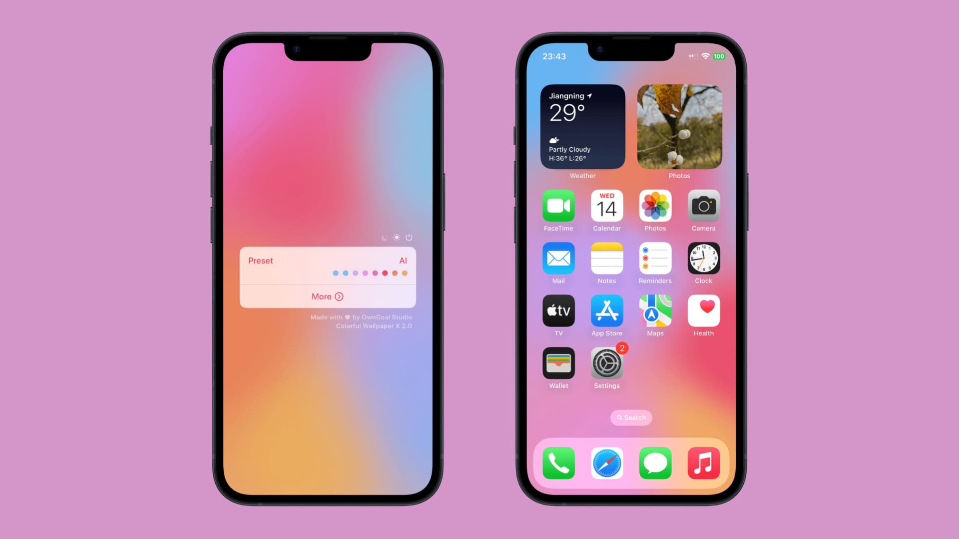 Gradient Wallpaper X.