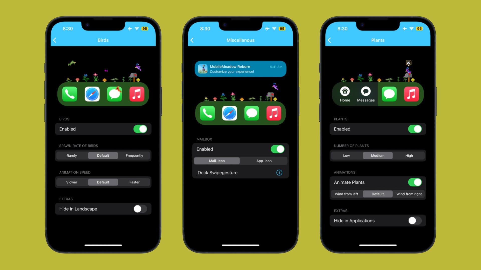 MobileMeadow Reborn prefs.