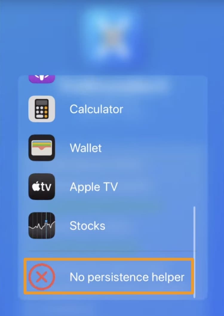 TrollInstallerX No Persistence Helper.