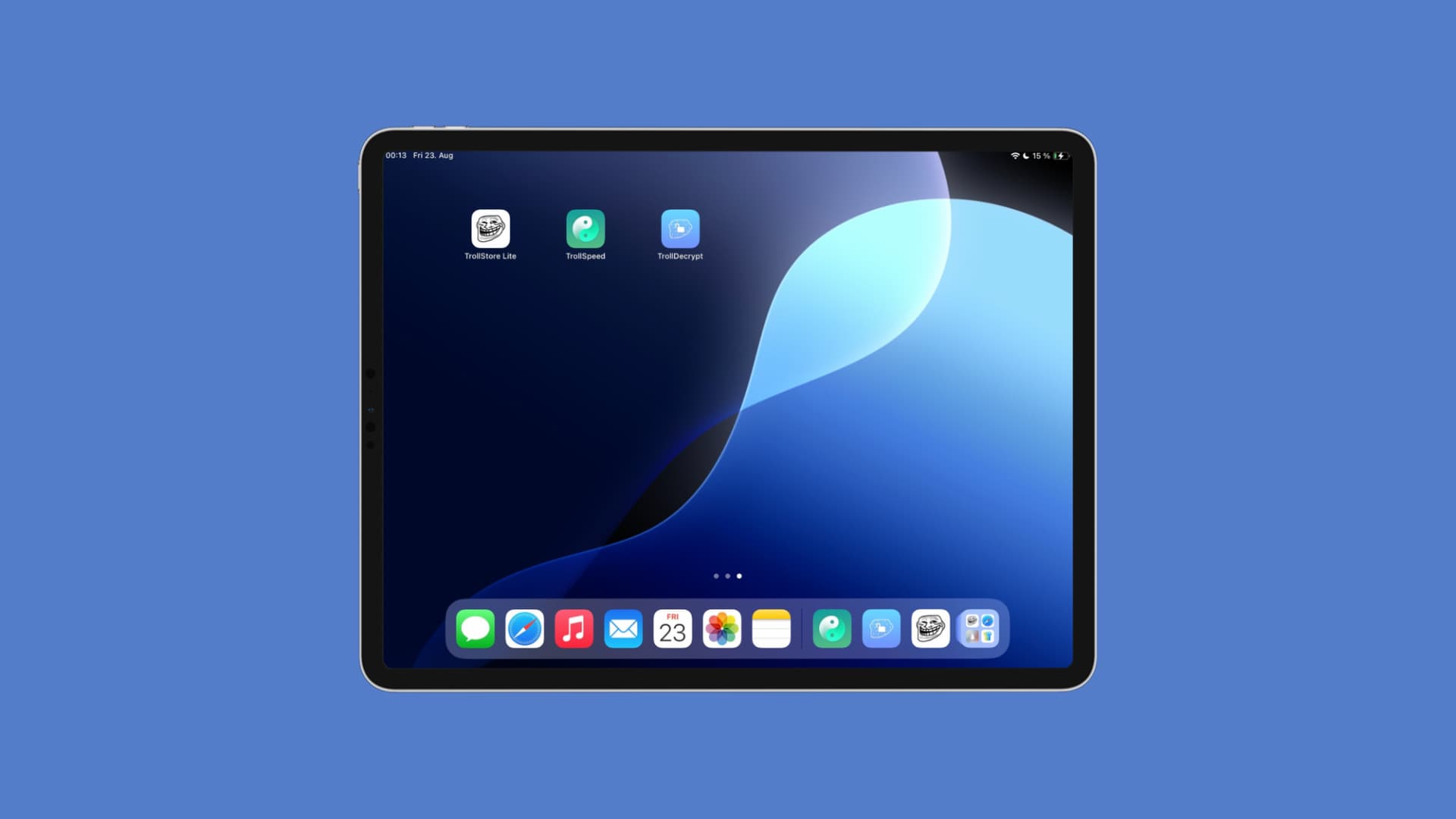 TrollStore Lite app icon on Home Screen.