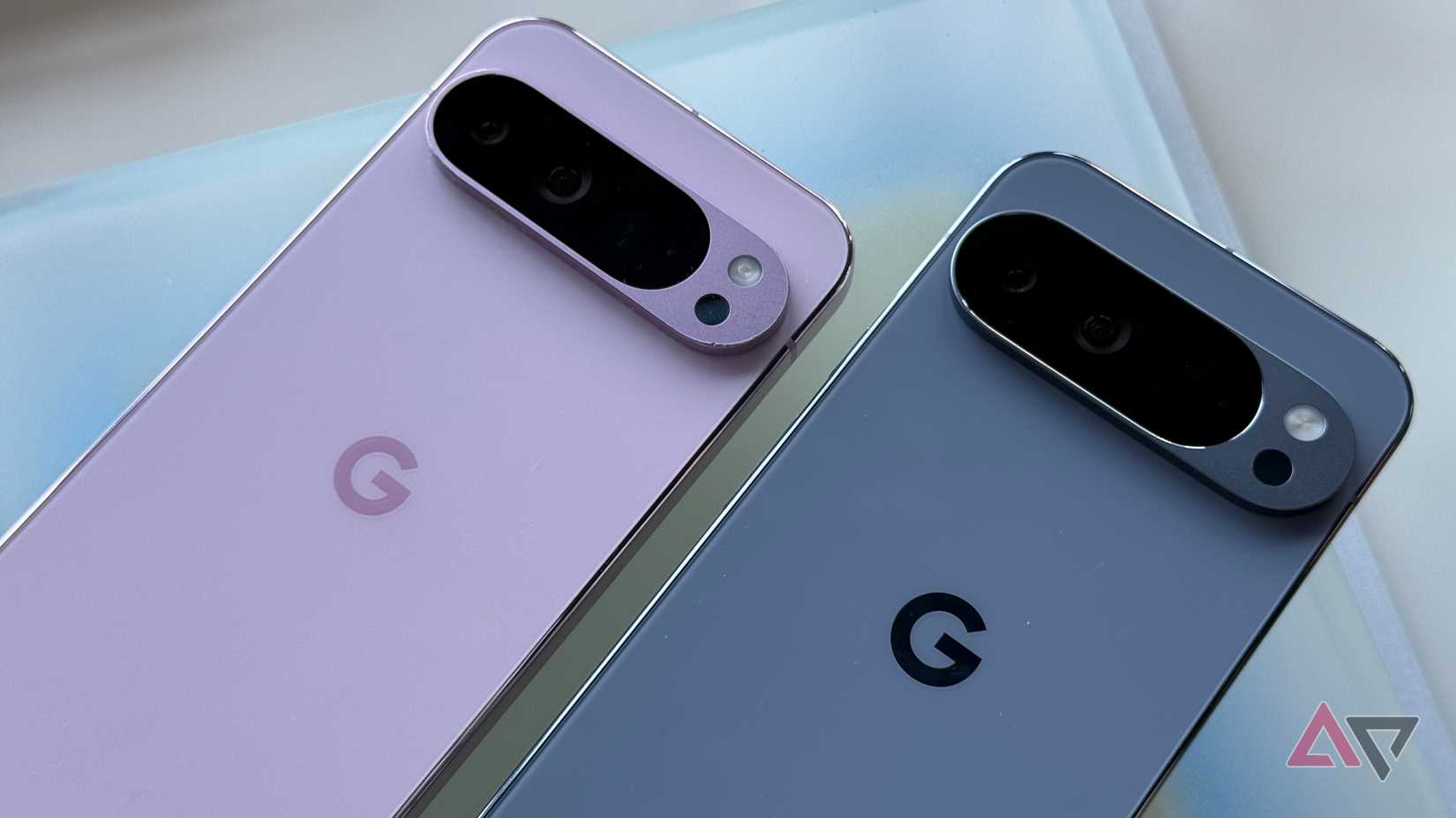 The Google Pixel 9 Pro Fold resting on a park bench.