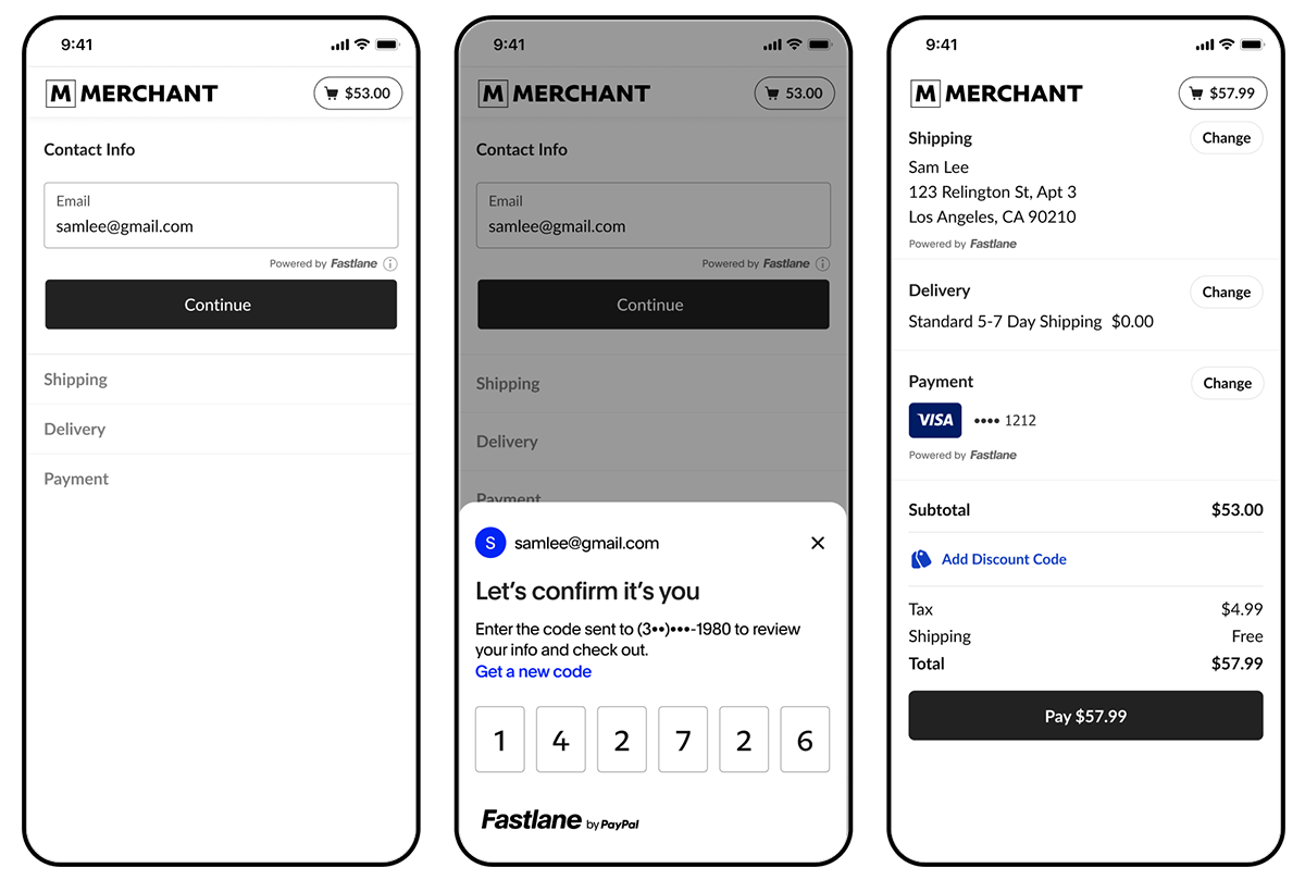 PayPal Fastlane | AI update | E-commerce | digital payments