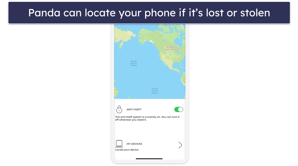 4. Panda Dome for iOS — Precise GPS Tracking & Decent Anti-Theft Tools